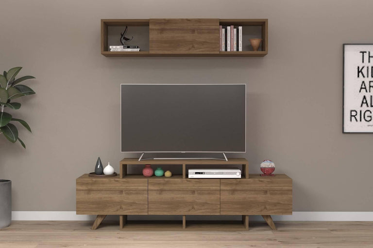 kalune-design-tv-meubel-tani-met-wandplank-donkerbruin-150x31-6x49-spaanplaat-kasten-meubels2