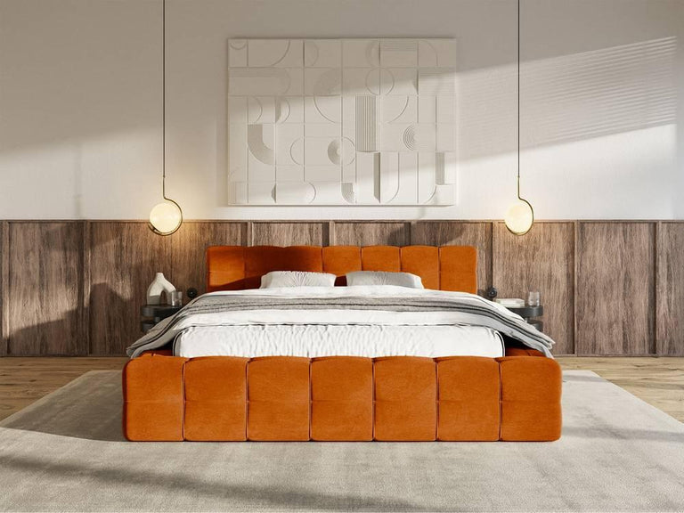 Tilly bedframe velvet met opbergvak 160 x 200 cm