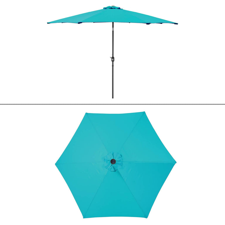 ecd-germany-parasol-ledsolarsolana-turquoise-polyester-tuinaccessoires-tuin- balkon2