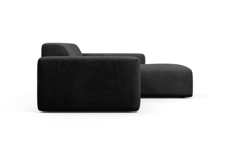 Hoekbank Nina rechts ribstof