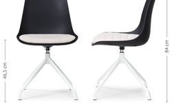 Eetkamerstoel Nola-Liv draaibaar