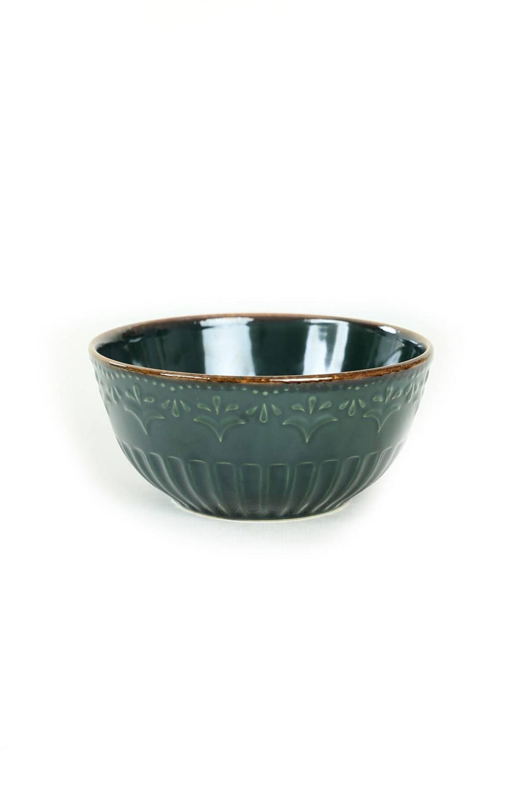 hermia-set van 6 kommen charles keramiek-donkergroen--keramiek-servies-koken & tafelen2