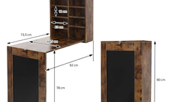 ml-design-wandbureau-metschoolbordannet inklapbaar-donkerbruin-mdf-tafels-meubels2