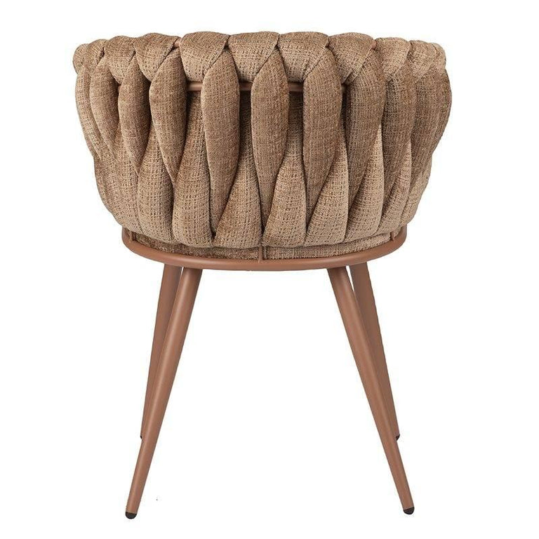 Eetkamerstoel Knot chenille
