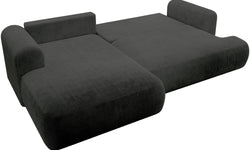 Hoekslaapbank Philipa ribstof links