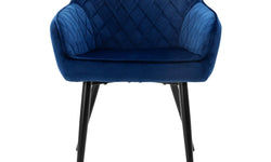 Set van 6 eetkamerstoelen Amino velvet