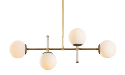 Design hanglamp eettafel Stella goud