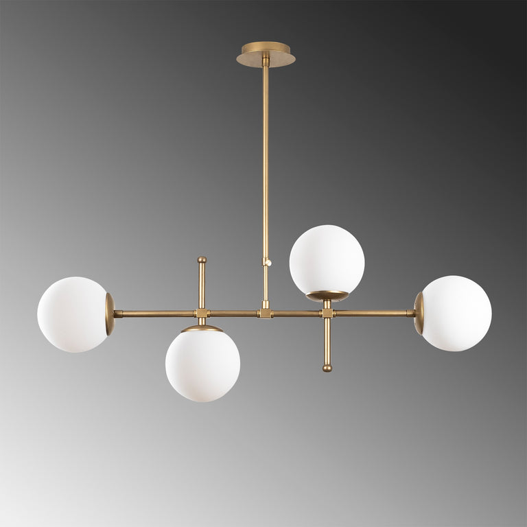Design hanglamp eettafel Stella goud