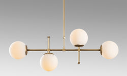 Design hanglamp eettafel Stella goud
