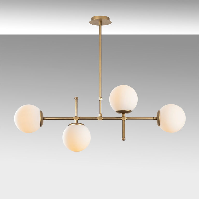 Design hanglamp eettafel Stella goud