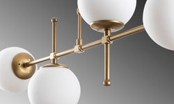 Design hanglamp eettafel Stella goud
