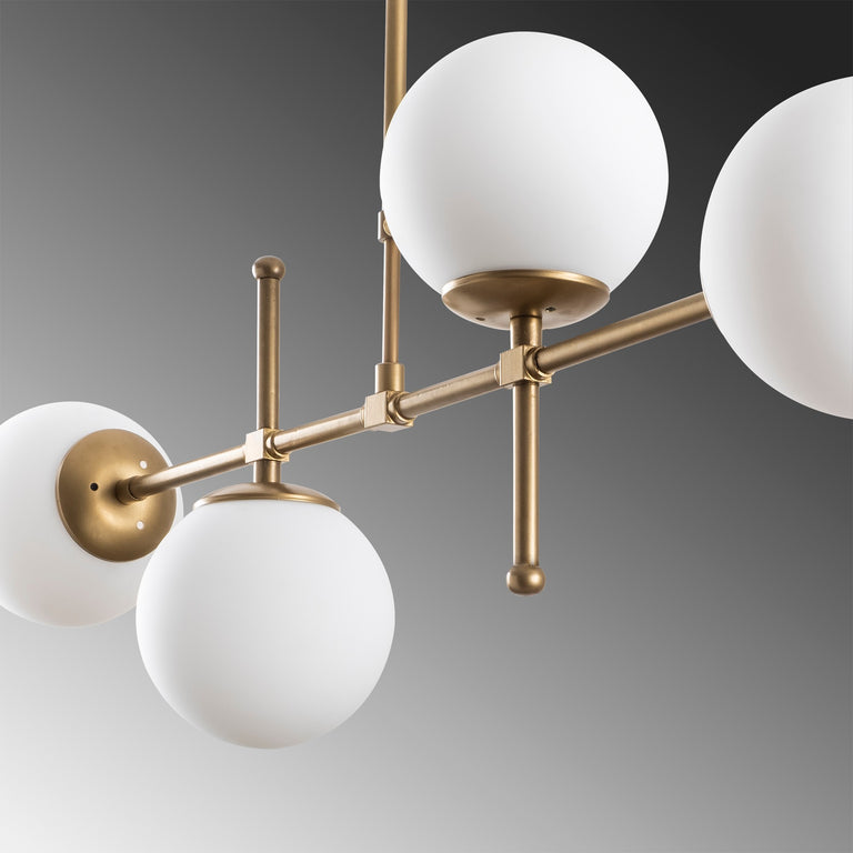 Design hanglamp eettafel Stella goud