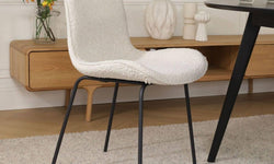 Eetkamerstoel Nora-Fé bouclé