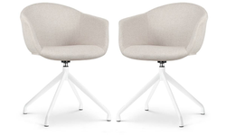 Set van 2 eetkamerstoelen Nola-Otis draaibaar