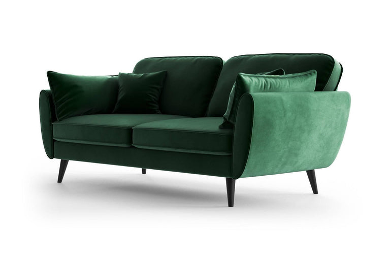 cozyhouse-3-zitsbank-zara-velvet-smaragdgroen-zwart-192x93x84-velvet-banken-meubels2