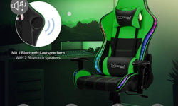 Gamestoel Xana met RGB-verlichting en Bluetooth speakers