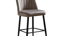 kalune design-set van 4 barstoelen katie-lichtgrijs--polyester-stoelen & fauteuils-meubels1