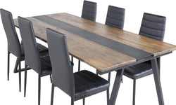 venture-home-eetkamerset-jakartamet6 eetkamerstoelen slimline-bruin-hout-tafels-meubels4