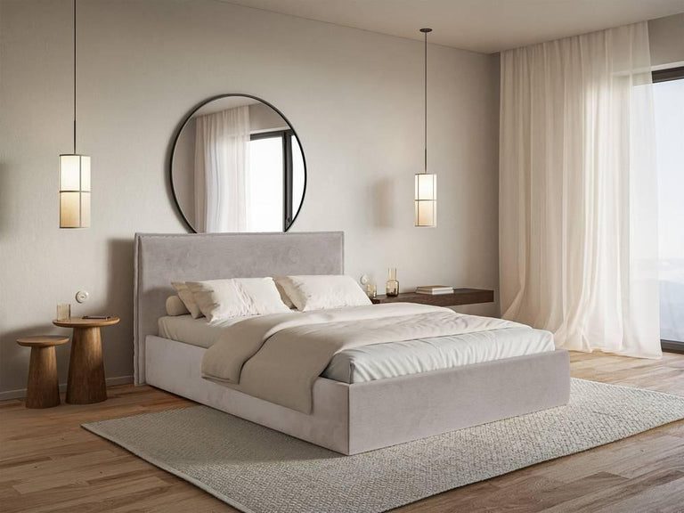 Bedframe Esmay velvet 200 x 200 cm