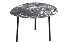 Bijzettafel Ovoid marmer look