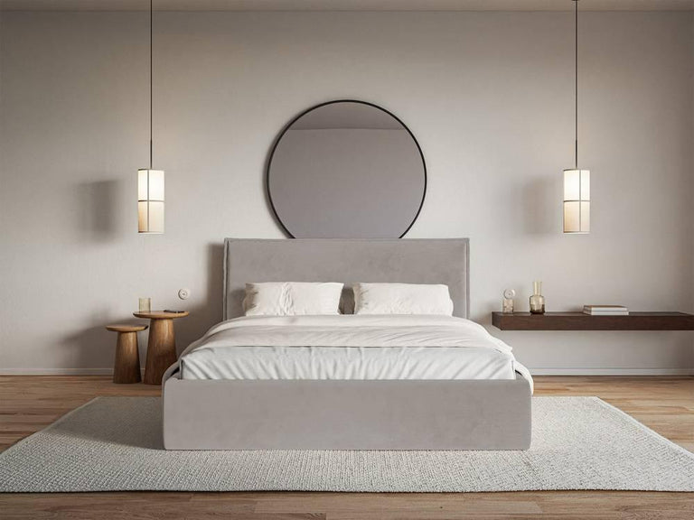 Bedframe Esmay velvet 200 x 200 cm