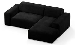 Hoekbank Nina rechts ribstof