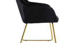 Set van 4 eetkamerstoelen Mili velvet