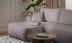 Hoekslaapbank Philipa ribstof links