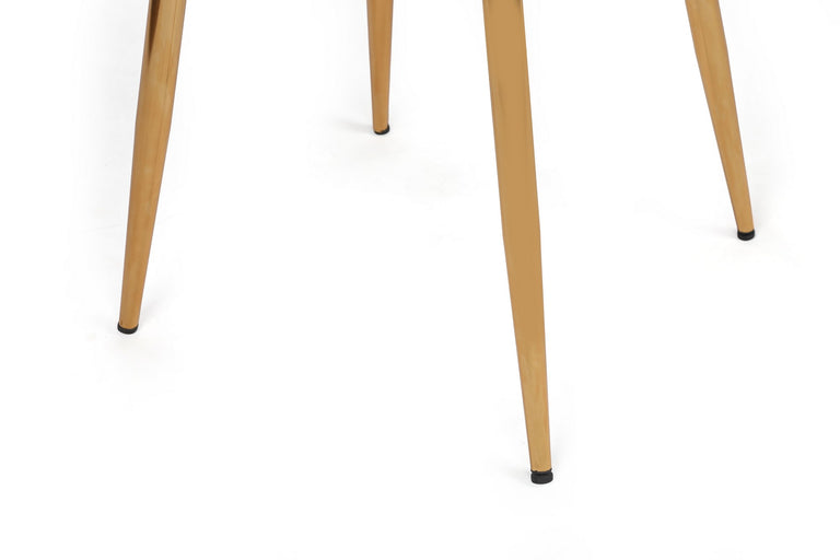 Set van 4 eetkamerstoelen Kusanali velvet