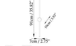 Wandlamp Sword