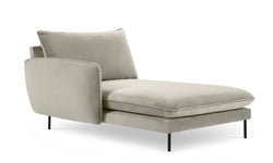 cosmopolitan-design-chaise-longue-vienna-hoek-links-velvet-beige-zwart-170x110x95-velvet-banken-meubels2