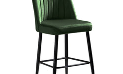 kalune design-set van 4 barstoelen katie-groen--polyester-stoelen & fauteuils-meubels1