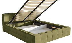 Tilly bedframe velvet met opbergruimte 140 x 200 cm