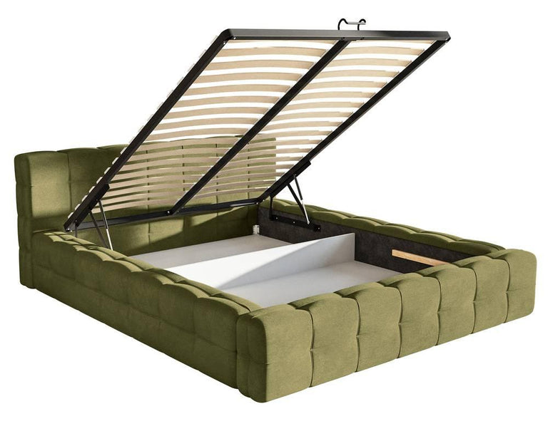 Tilly bedframe velvet met opbergruimte 140 x 200 cm