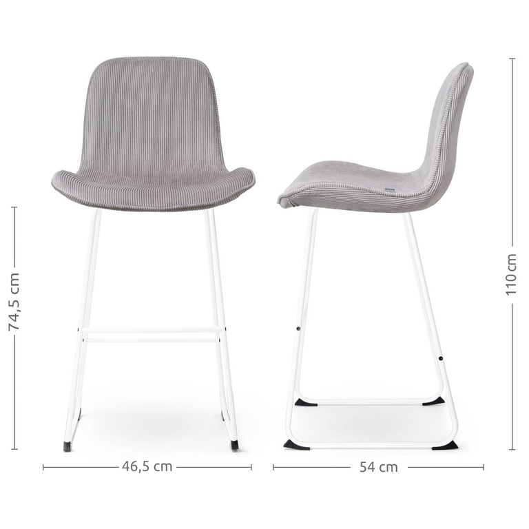 Barstoel Nino-Fé ribstof