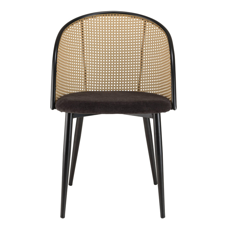 Set van 2 eetkamerstoelen Lea ronde rugleuning
