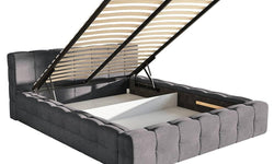 Tilly bedframe velvet met opbergruimte 160 x 200 cm