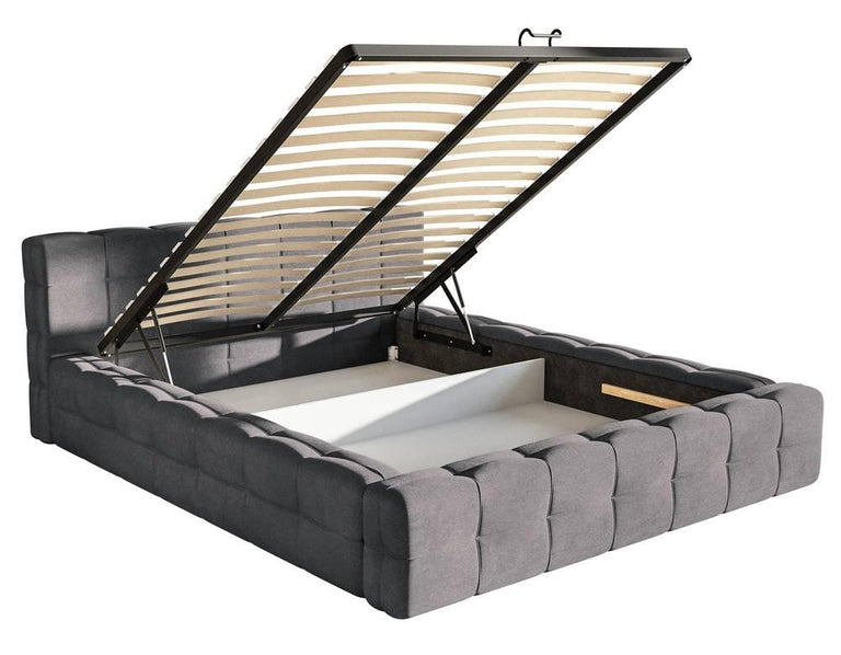 Tilly bedframe velvet met opbergruimte 160 x 200 cm
