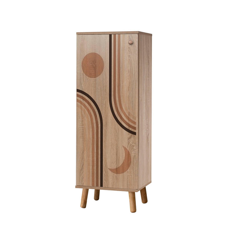 kalune-design-schoenenkast-vegas-naturel-zwart-hout-kasten-meubels1