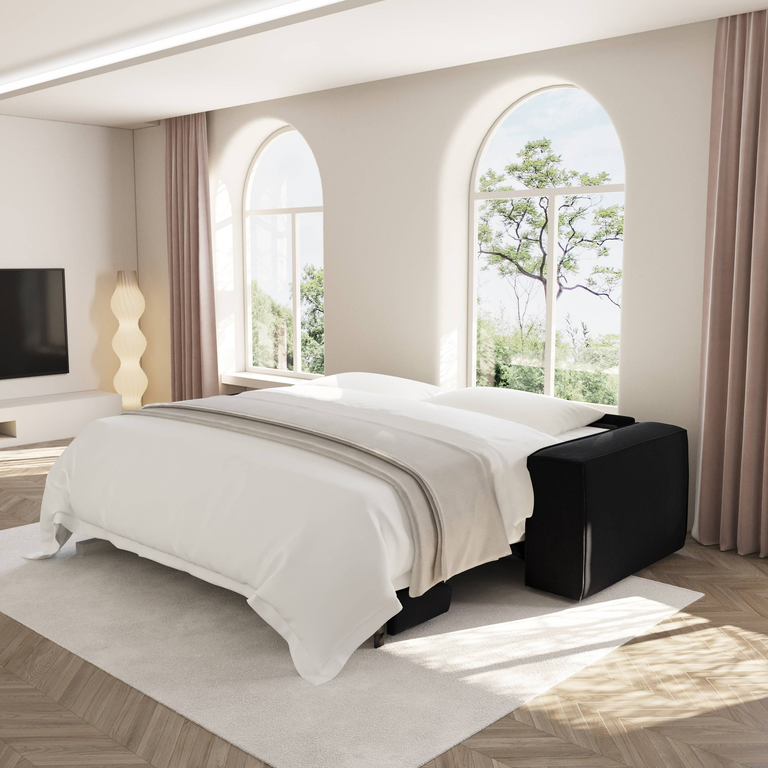 sia-home-3-zitsslaapbank-joanvelvetmet dunlopillo matras-zwart-velvet-(100% polyester)-banken-meubels3