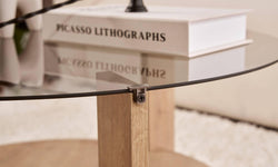 Salontafel Clara rookglas