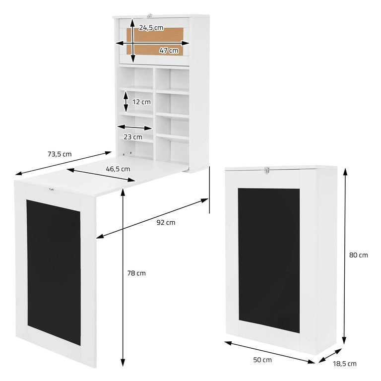 ml-design-wandbureau-metschoolbordannet inklapbaar-wit-mdf-tafels-meubels7