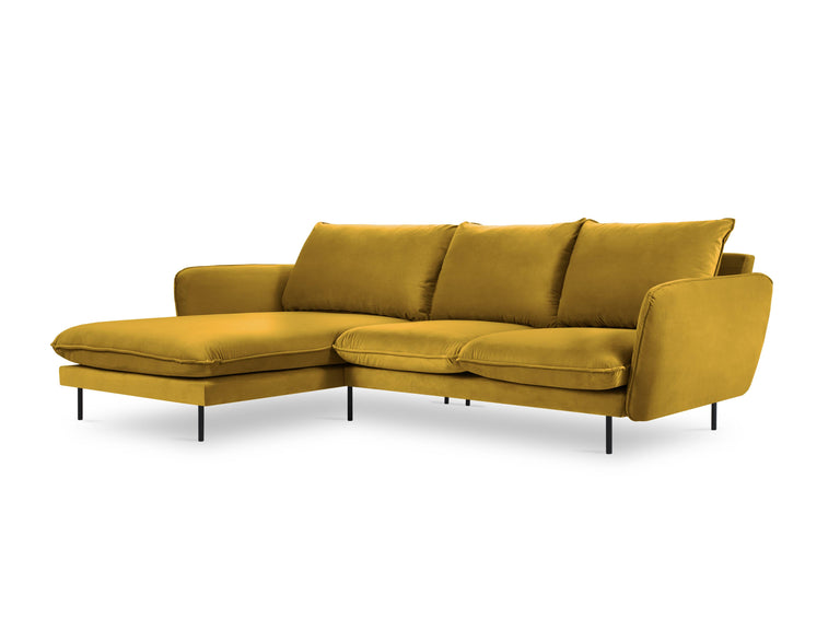cosmopolitan-design-hoekbank-vienna-links-velvet-geel-zwart-255x170x95-velvet-banken-meubels1