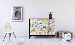 Dressoir Matteo Beige Flowers