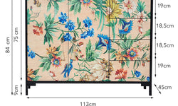 Dressoir Matteo Beige Flowers