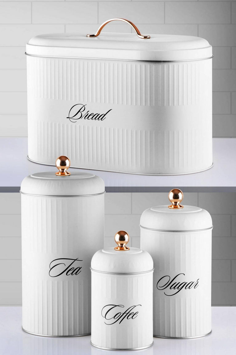 Set van 4 opbergpotten Bread