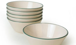 Set van 6 kommen Wurly keramiek