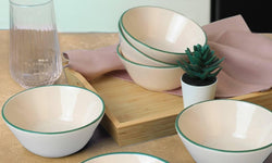 Set van 6 kommen Wurly keramiek