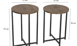 Bijzettafel Neta set van 2