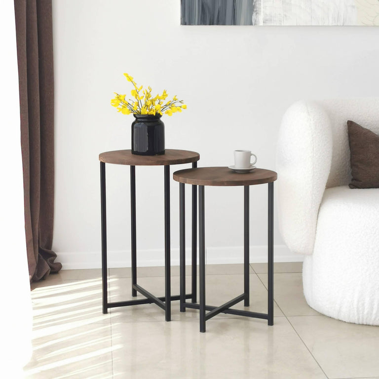 Bijzettafel Neta set van 2